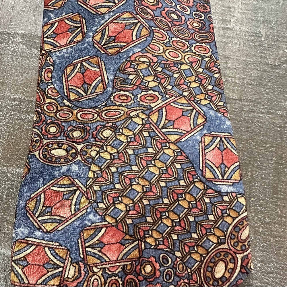 Christian Dior Monsieur Geometric Silk Tie - Picture 3 of 4